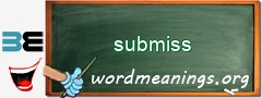 WordMeaning blackboard for submiss